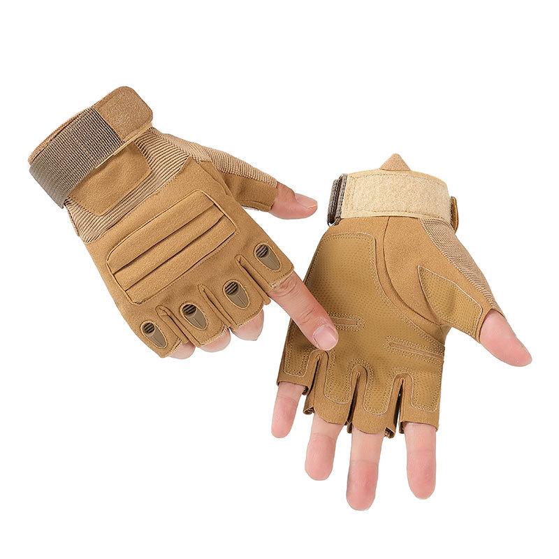 

Tactical Half Finger Gloves Sports Fitness Cycling Gloves Outdoor Equipment Exercise Military Fan Training Cycling Gloves M