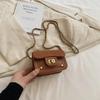 Borsa quadrata piccola alla moda per bambini, Borsa a tracolla piccola con catena Xiangfeng, Accessorio per bambini stile principessa, Portamonete