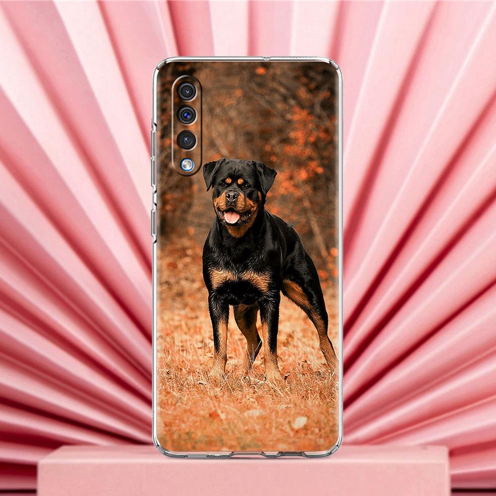 Phone Case For Samsung A56 A36 A26 A24 A16 A14 A12 A32 A50 A70 A20E A22 A40 A34 A54 A42 A52 5G A04s A06 Cover Rottweiler Dog