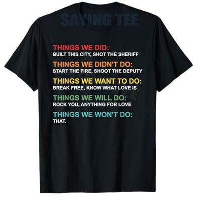 Retro Retro What We Dont Want Wont Be Made Y2k Fun Letter Printed Tshirt Novelty Gift 2025Summer Mens Womens Cotton Tshirt
