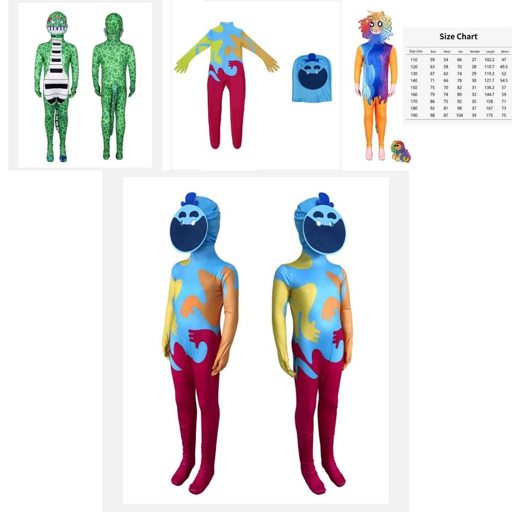 Poppy Playtime Cosplay Monster Costume For Kids Perfect For Halloween Themed Events
