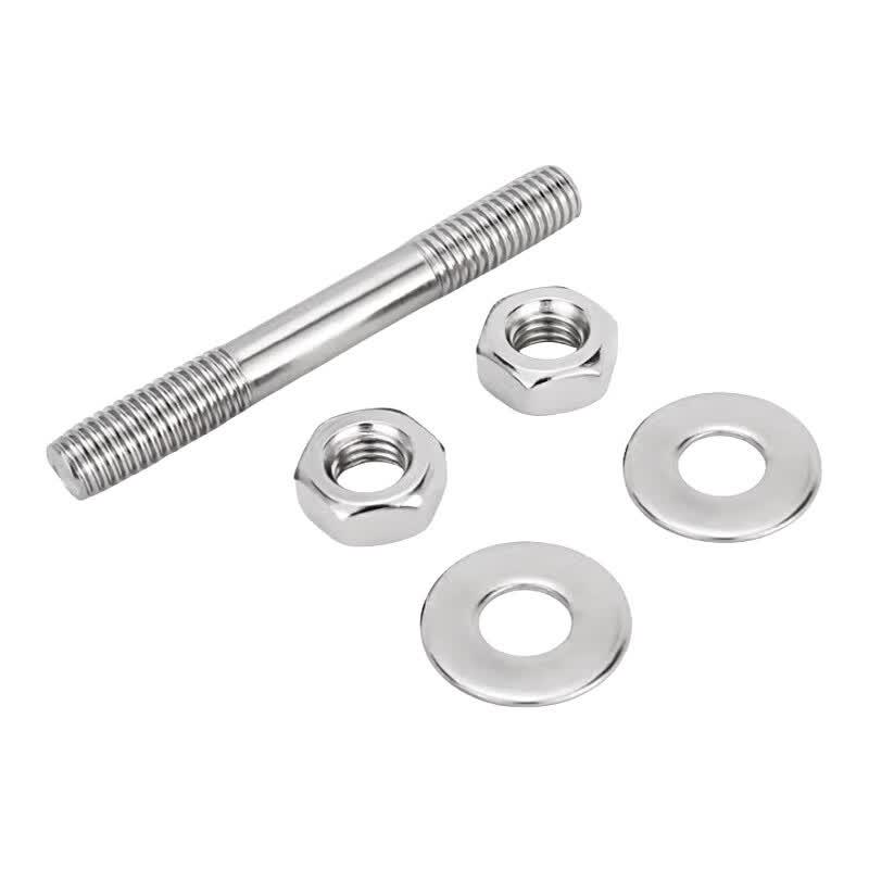 304 Stainless Steel Double Head Wall Screw & Nut Set