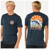New Ripcurl Letter Print Men's T-shirt Short-sleeved Summer Outdoor Sports Surfing Short-sleeved Fitness Short-sleeved T-shirt