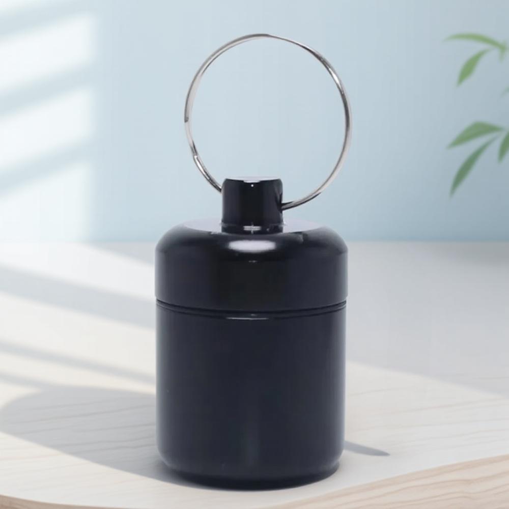 Portable Mini Waterproof Aluminum Pill Box Container Organizer for Medicine Vitamins Fish Oils Travel Storage