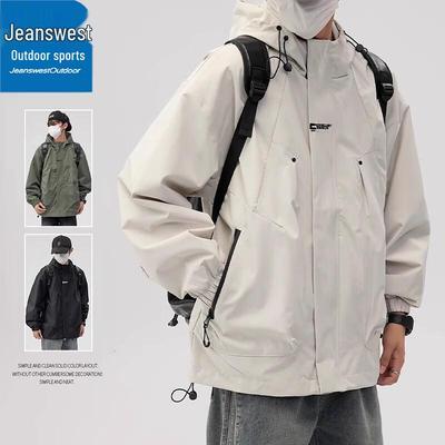 Jeanswest Men's Spring Autumn Outdoor Windproof Jacket