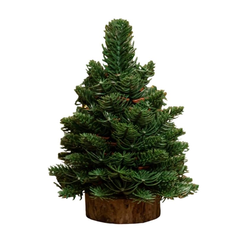 User Friendly Tabletop Christmas Tree Wood And Plastic Scandinavian Style Holiday Centerpieces For Home Or Office
