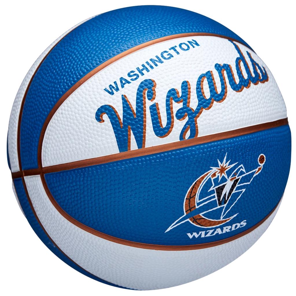 Wilson Team Retro Washington Wizards Mini-Ball, Unisex, weiß, Basketball