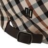 Daks Brown Check Leather Adjustable Strap Hunting Cap Dbhe5el01w2