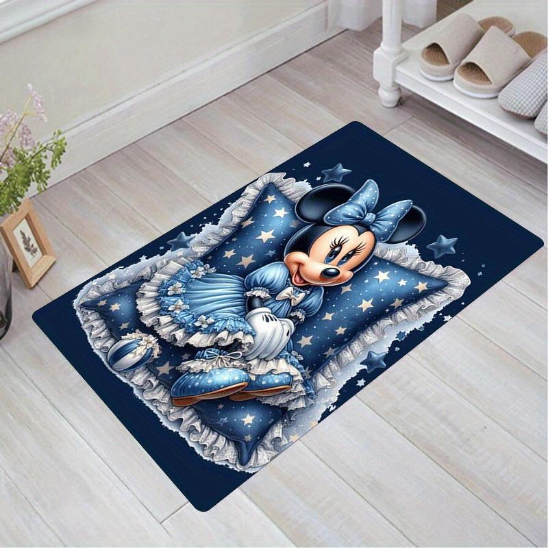 

1pc Mickey Pattern Area Rug Soft Flannel Floor Mat for Living Room,Office,Bedroom and Carpet,Sofa Coffee Table Floor Mat 60cm by 90cm