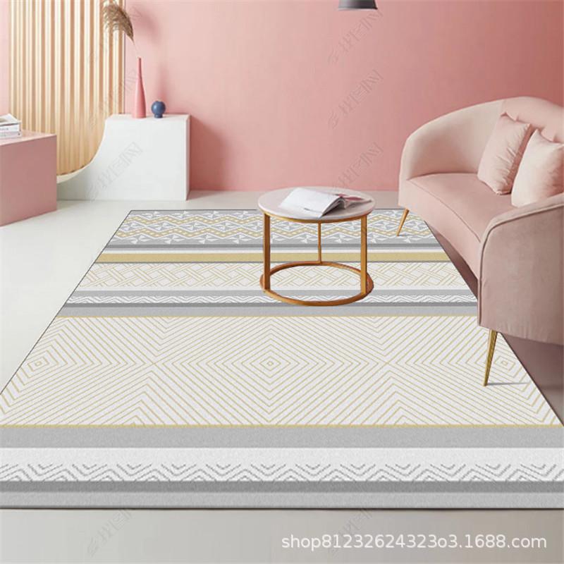 Nordic Geometric Pattern Carpet for Living Room and Bedroom