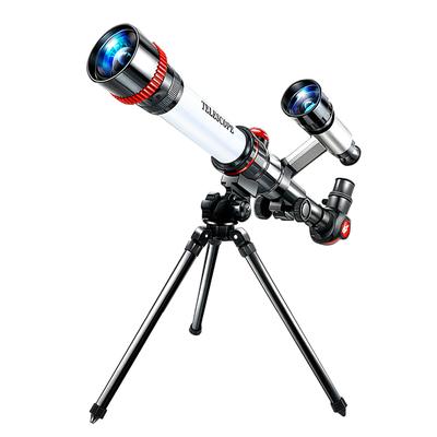 Outdoor Telescope High Clear Astronomical Refracting Telescope Science Teaching Toy with 20X 30X 40X Magnification Eyepieces