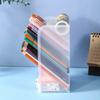 Non-Toxic Multi Functional Desktop Pen Holder Transparent Large Capacity Pen Holder Stationery Organizer Office Desk Pen Storage Rack