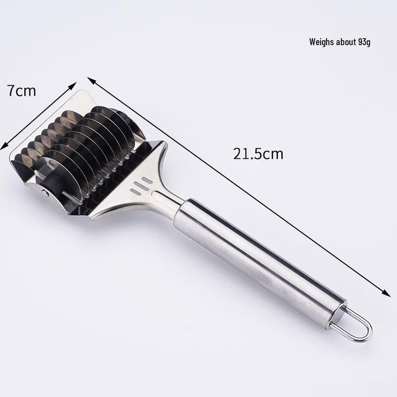 Multi-functional Stainless Steel Rolling Noodle Cutter