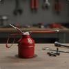 Manual Oil Can Carbon Steel Body Pump Action Leakproof Design Lubrication Oiler with Flexible