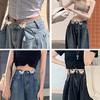 2/3/4 Pairs Adjustment Belt Buckle Strong Locking Waistband Clip No Tool Waist Adjuster No Sew Waist Tightener for Jeans