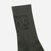Vintage Graphic Crew Socks (KHAKI)