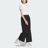Adidas Originals Adventure Pants Solid Color Logo Wide Leg Sports Trousers Women Bottoms Black IU4810