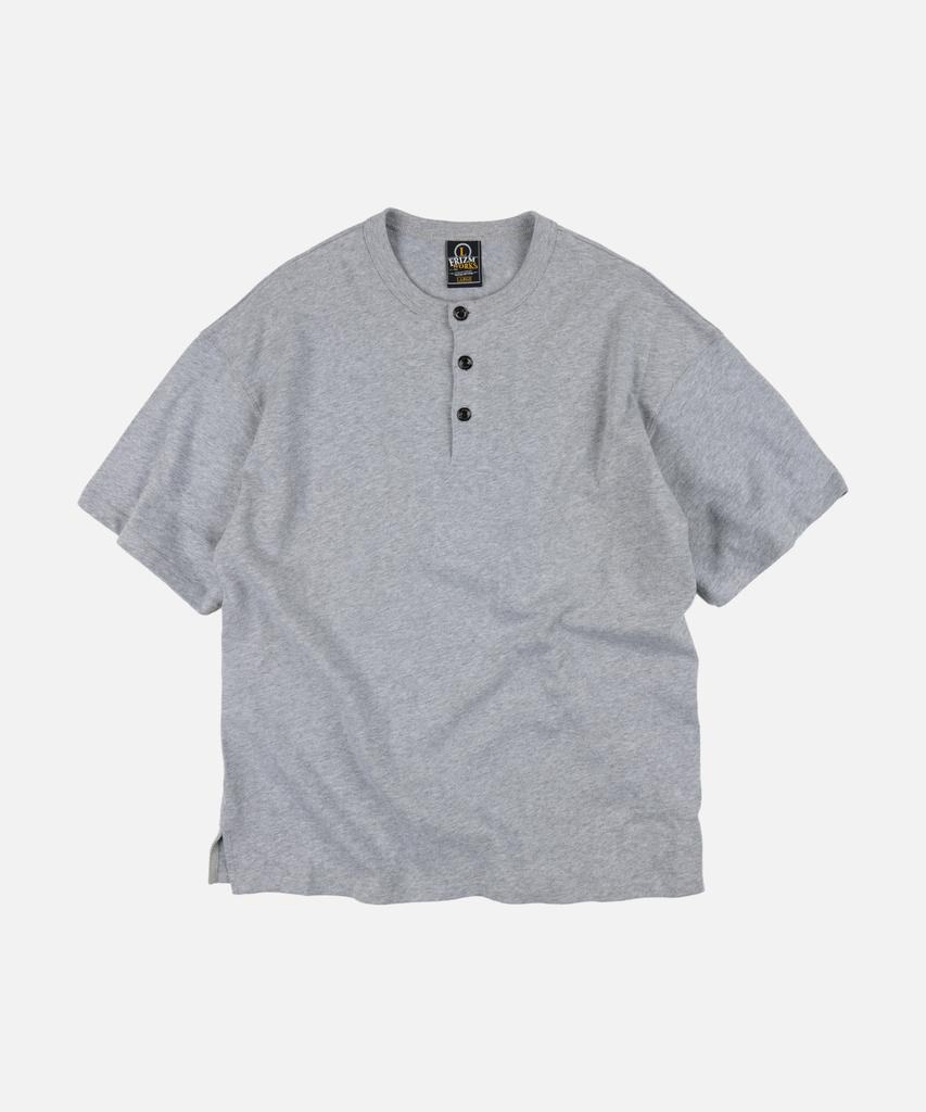 FRIZMWORKS Henley Neck Half Tee _ Gray