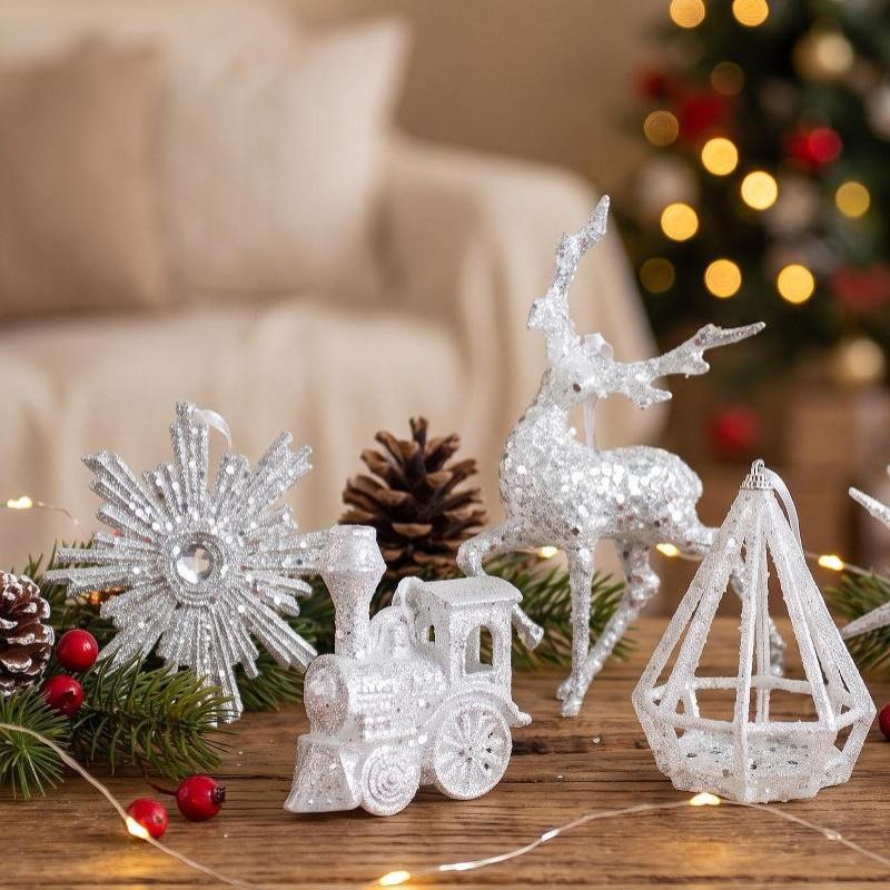 Locomotive Hanging Ornament Christmas Tree Pendants 2026 Christmas Home Decoration 2026 Year Party Gifts