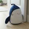 Decorative Nursery Stopper Plush Shark Door Stopper  Non-slip Weighted Interior Stop  Anti-collision Home Office Floor Fabric Doorstop