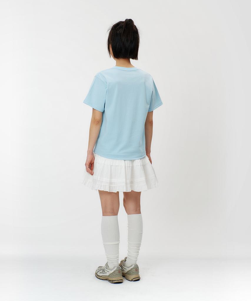 LAUGHER Neko T-Shirt - Sky Blue