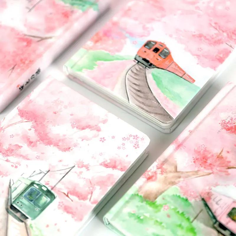 A5 Kreatywny Dziennik Ręczny Strona do Kolorowania z Wiśniami Serce Dziewczyny Uroczy Notes Dziennikowy Artykuły Papiernicze dla Dziewczyny Prezent