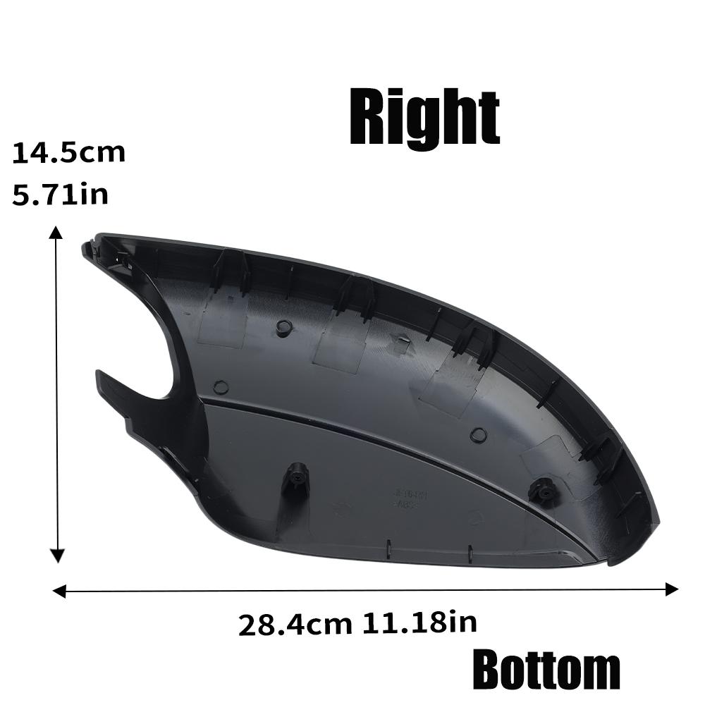 Side Rearview Mirror Cover Caps For VW T5 T6 TRANSPORTER VW Amarok 2010 2011- With Buckle Door Mirror Cover Cap Accessories