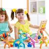 Telescopic Suction Cup Giraffe Toy, Ever Changing Giraffe Educational Stress Relief Toy, Parent-Child Interactive Decompression Toy