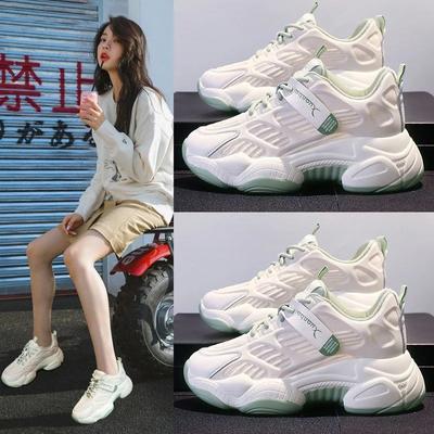 Fashion Casual Shoes for Women New Womens Sneakers 2024 Autumn Mesh Surface Breathable All-match Thick Bottom Shoes Zapatos Para Mujeres