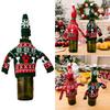 Christmas Decorations Wine Bottle Cover Knitted Wine Bottle Bag Christmas Party Ornaments
