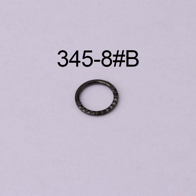 Versatile 316 Stainless Steel Triangle Pattern Closure Septum or Piercing Earrings