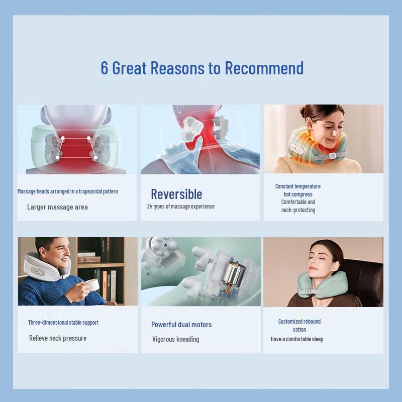 Breo N5 Heated Cervical Neck Massager Pillow