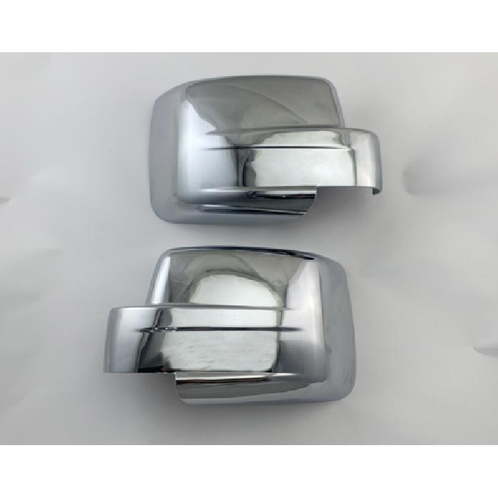 Chrome Rearview Mirror Lid Cover Trim For 2007-2012 Dodge Nitro Jeep Liberty 2P