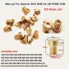 10pcs and 12pcs Main Jet M5 For Dellorto SHA SHB UA UB PHBG  VHB-CS VHBT-CS #30-135 PHBG CarburadorJet Kits Carburetor Gicleur