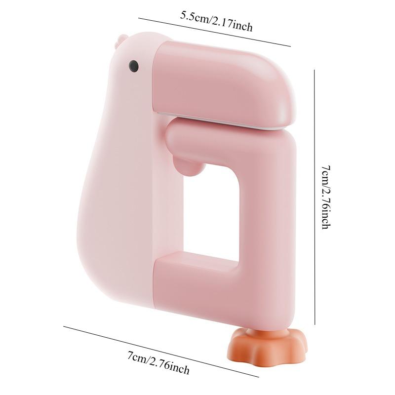 Cute and Playful Thinking Duck Backpack Hook. Adjustable Hooks At The Edge of The Desk. Desktop Storage, Saving Space