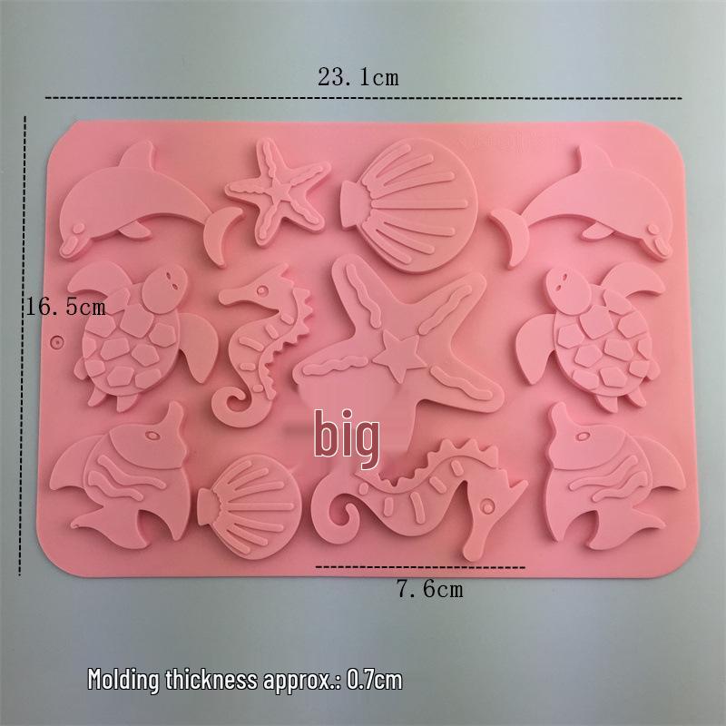 

Милая мини-форма для динозавров и животных из силикона для изготовления шоколада, помадки, пудинга, желе и тортов