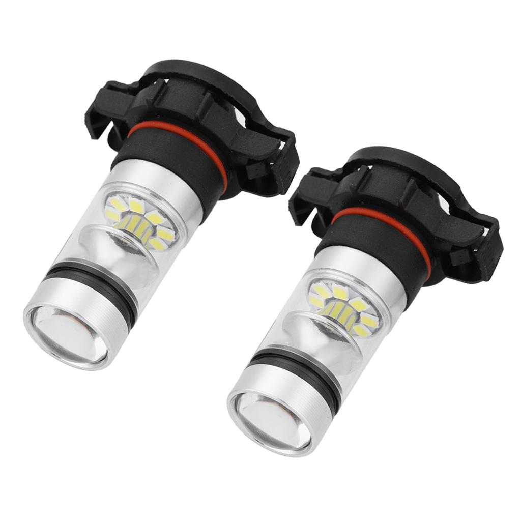LED Fog Light Bulbs 12-24V 100W 6000K White Car Bright for 2015-2018