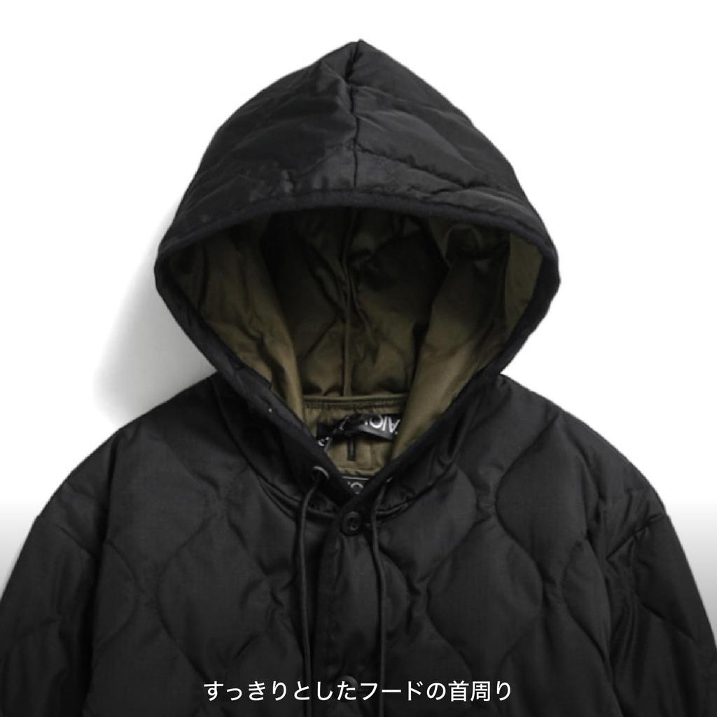 Taion Unisex Military Hooded Down Coat 106BML-LONG