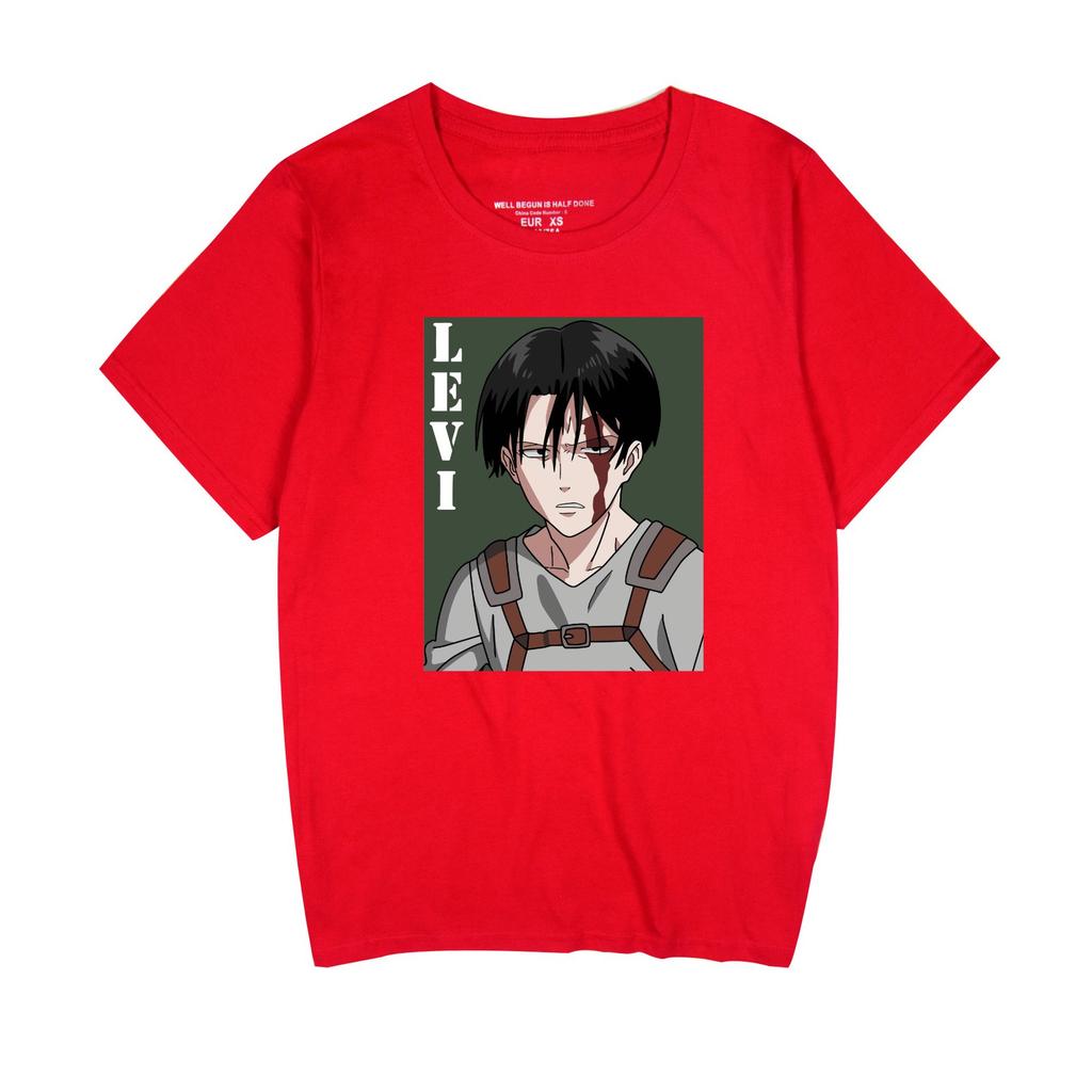 Suncomics ATTACK ON TITAN the Giant Summer Anime Casual Couple Cotton Short Sleeves