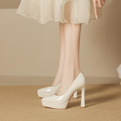 Sexy Super High Heels Shoes for Women Platform Pumps Fashion Pointed Thin Heels High Heels Women Wedding Banquet Work Shoes