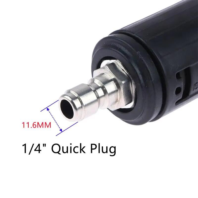 High Pressure Washer Duckbill Nozzle, 1/4 Inch Quick Connect, Adjustable Fan Spray Nozzle, Household Car Washer Accessory