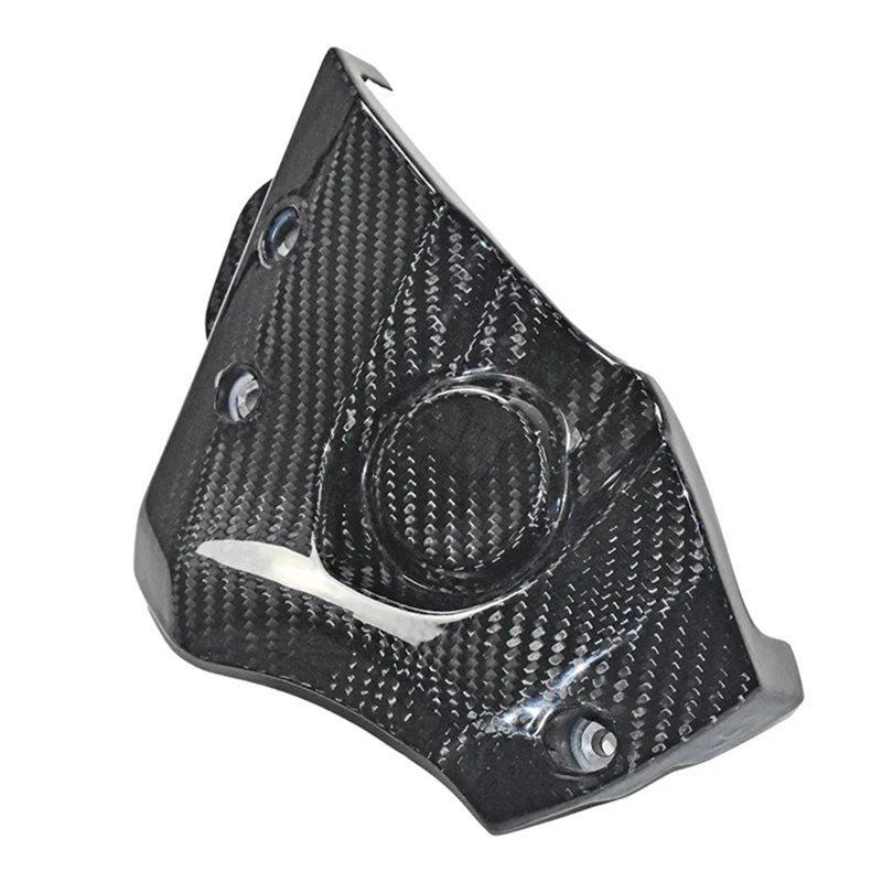Carbon Fiber Engine Hood For MT 07 MT07 FZ 07 FZ07 2013- Sprocket Cover Motorcycle Accessories 100%