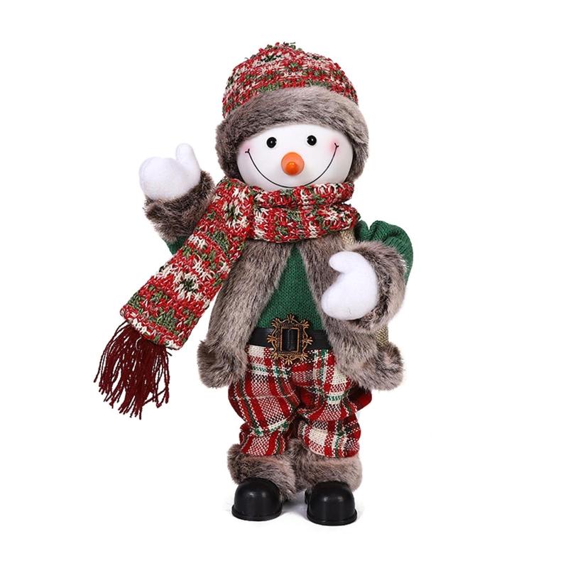 

Santa Claus for Doll Snowman Toy Christmas Universal Electric for Doll with Music Dancing Singing Xmas Decor Gifts for C