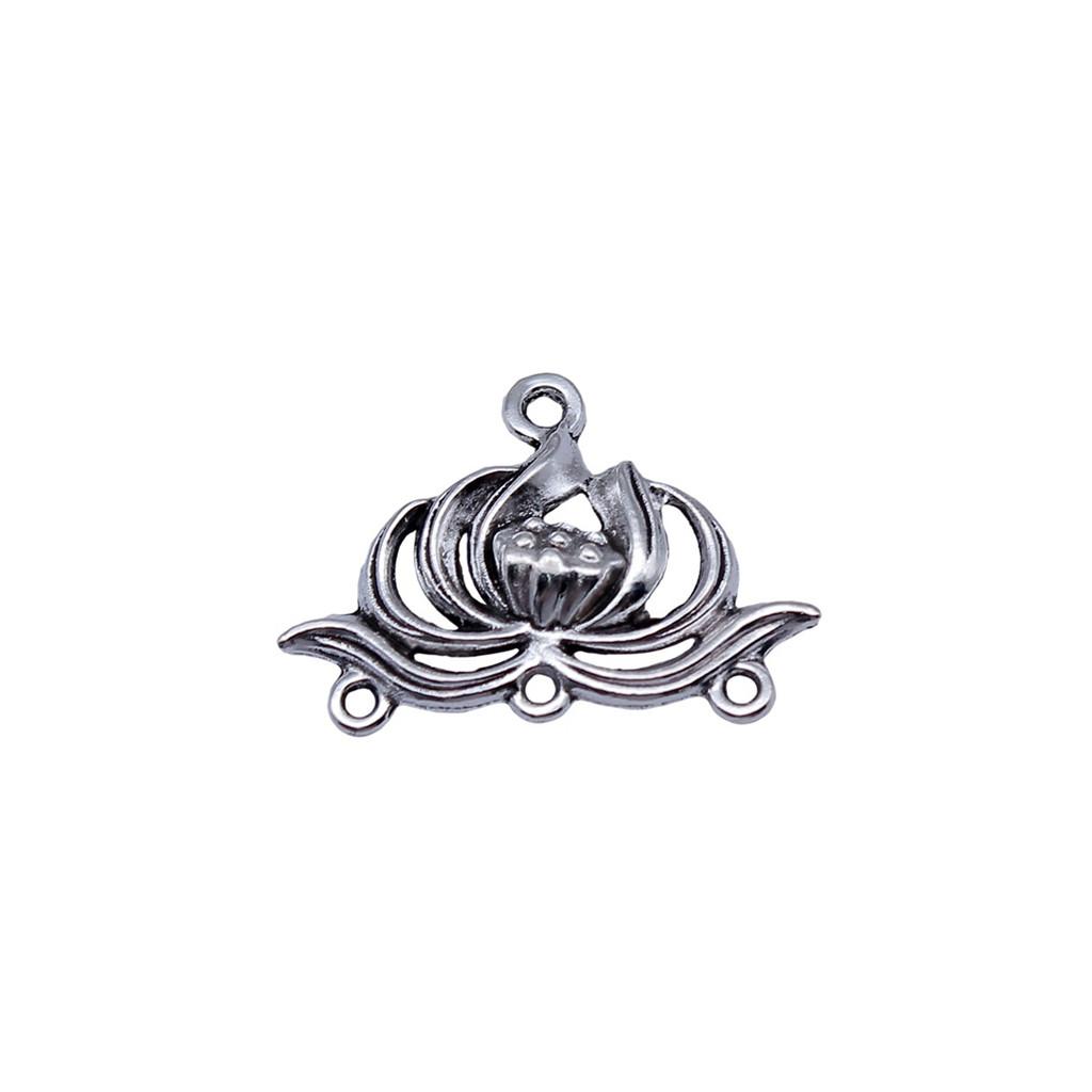 Chinese Pavilion Charm Connectors Character Animal Ethnic Style Findings For DIY Jewelry