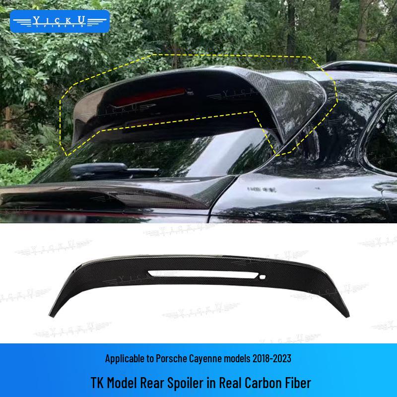 Porsche Cayenne 18-23 CM Model Upgrade Kit: Front/Rear Lip, Side Skirts, Spoiler, Fender Flares