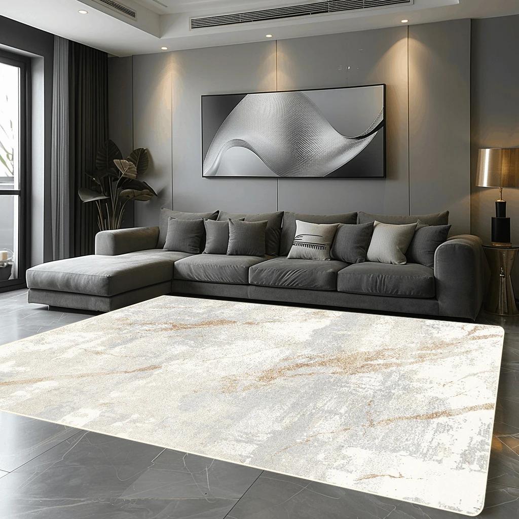 Dekoration Zuhause Teppiche für Wohnzimmer Waschbar Abstrakt Großer Teppich Schlafzimmer Bettseite Bodenmatte Flur Sofa Bereich Teppiche Rutschfest