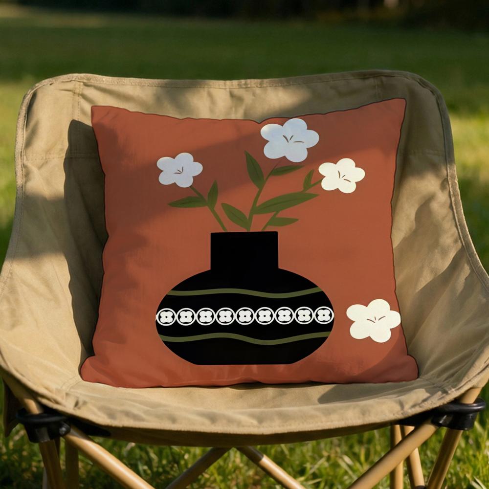 Classic Vintage Pattern Cushion Cover Soft Reversible Durable Pillow Cover MultiScene Use for Home Car Daily Comfort