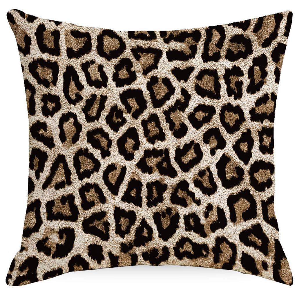 Leopard Spot Pillowcases Home Decoration Cushions Living Room Sofa Bedroom Headrest Nordic Style High-end Square Cushion Cover