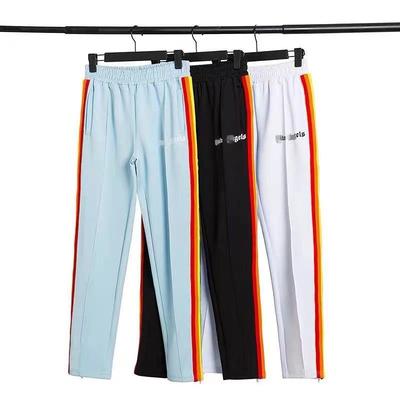 Palm Angel Striped Pants Loose Fit Casual Trousers Men Women Couple Streetwear