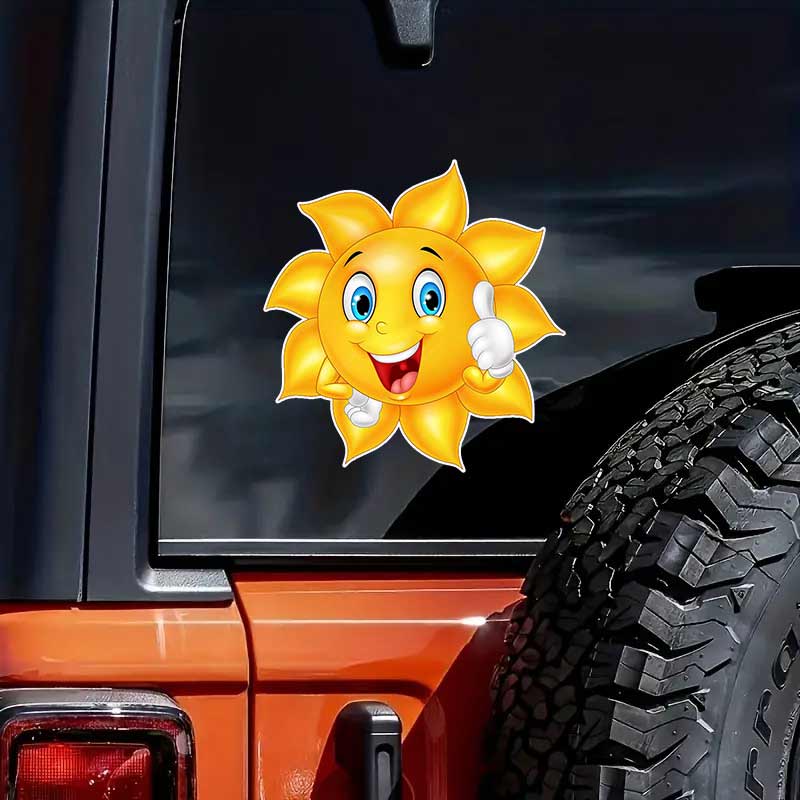 Cute Little Bee Cartoon Insect Car Stickers Waterproof Vinyl Decals Auto Body Window Decor Motorcycle Helmet Stickers M461